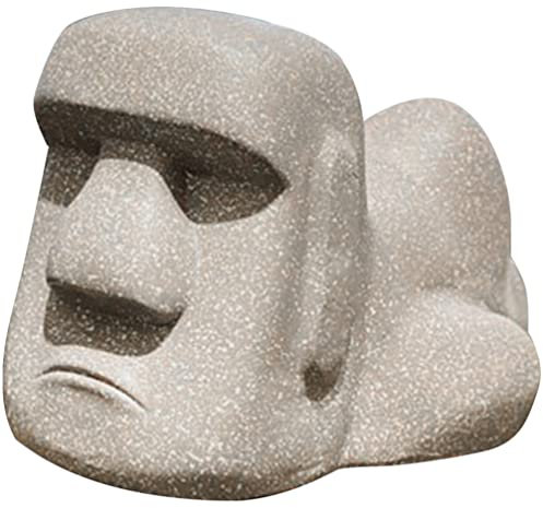 Zerodeko Moai Taschentuchbox Kreativer Tissue Spender Aus Resin Im Retro-Stil Für Küche Bad Und Schlafzimmer Lustige Serviettenbox Für Elegantes Wohndesign