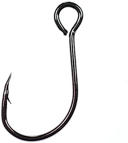Angelhaken 20 Stück Angelköder Ersatzhaken Einzelne Fischköderhaken Inline-Haken Big Eye Größe 2/0 1/0 1 2 4 6 8 Scharfe Angelhaken Aus Hartstahl,20 Stück Größe 1,Constructive23