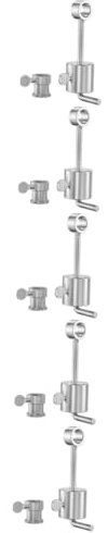 INOOMP 5 Ensembles Poids Pour Brochettes De Barbecue Para Rester Étagère Gril Électrique Pouvez Outil Bière Bouchon De Tige De Broche Grillage Accessoires Acier Inoxydable
