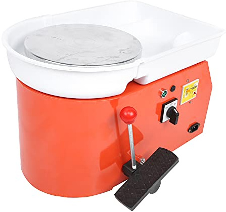 Pottery Wheel Pottery Forming Machine, 350W Electric Pottery Wheel DIY Clay Tool Ceramic Machine Work Clay Art Craft, Detachable Basin Adjustable Speed Ceramic Pottery