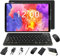 SUAAT 2025 Tablet 10 Pulgadas 4GB RAM + 64GB ROM, Android 11, WiFi, Bluetooth, OTG, Batería 6000mAh, SD, con Funda, Negro