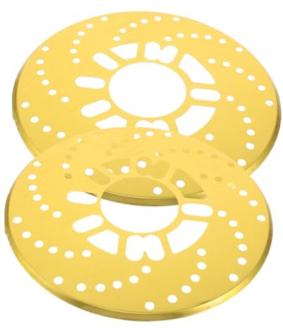 Vaguelly Copertura Decorativa Disco in Alluminio Set da 2 Pezzi per Auto Accessori per Migliorare l'Estetica del Veicolo e Prolungare del