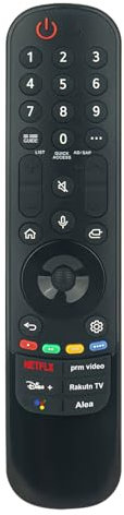 Mandos a Distancia por Voz de Repuesto Aptos para LG Smart TV 43NANO769QA 43UQ76906LE 43UQ7070ZUD 43UQ80006LB 50NANO769QA 50QNED80AQA 50NANO816QA 55NANO816QA 65UQ7070ZUN 55NANO756PR 50NANO75UQA