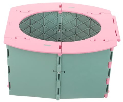 WEKAMOS Faltbares Tragbares Kindertoilettensitz Töpfchentraining Toilette für Unterwegs und Indoor aus Robustem Pp Material für Jungen und Mädchen Reise