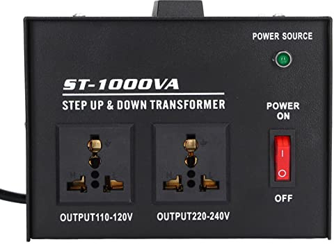 Elprico 1000W Step -Up - Transformateur 220 V à 110 V Convertisseur de Tension pour Accessoires d'électricité dans les Laboratoires Scientifiques