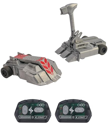 ENGINEMECH Juego de 2 tanques de combate teledirigidos para coche, 2,4 G, vehículos blindados con armadura magnética, regalos para niños y niñas