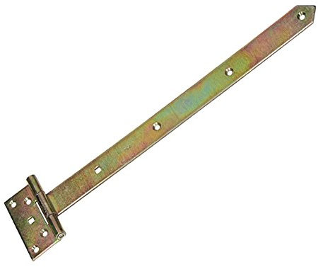4U-Onlinehandel Kreuzgehänge 44x9cm 3mm T-Scharniere Torband Türband Türscharnier Möbelscharnier