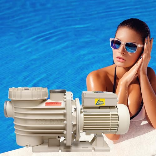 Schwimmbadpumpe, Poolpumpe - Filterpumpe Schwimmbad/Swimmingpool, energiesparsam zuverlässig und effektiv, leichte Filterreinigung (2000W-380V)