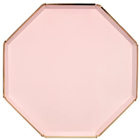 Meri Meri Dusky Pink Dinner Plates (Pack of 8)