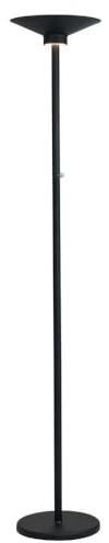 Lite Source LED Torch LAMP, Black, Type LED Panel 43W & LED 2W LS-83303BLK