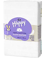 bella baby Happy Mulltücher 80x80 cm (3er Set) – Spucktücher & Stoffwindeln aus 100% Baumwolle, OEKO-TEX® Standard 100 – Mullwindeln/Moltontücher Baby