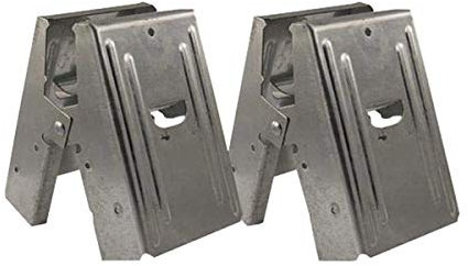2-Piece Heavy Duty Sawhorse Brackets with 400Lb / 180Kg Capacity (One Pair), TARP-TL-02