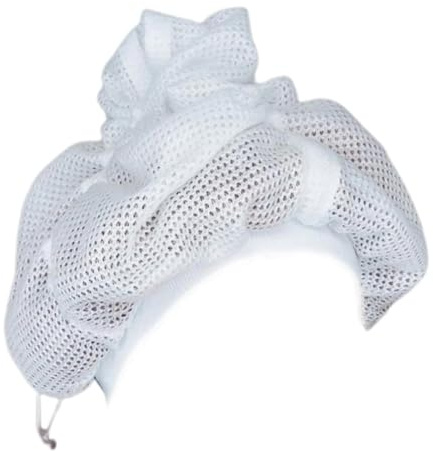 2Pz Cuffia Net Plopping Per Asciugare I Capelli Ricci - Cappucci Per Asciugare Capelli Regolabili | Snood In Rete Per Capelli Riutilizzabili E Regolabili | Cuffia Asciugante In Rete Per Capelli Ricci
