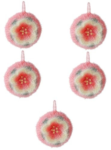 Mobestech 5stücke Flower Shaped Dish Towel Bunte Geschirrtücher Aus Langlebig Und Saugfähig Zum Abwaschen Von Geschirr Und Küchenutensilien Schnell Trocknend Und Geruchsfrei