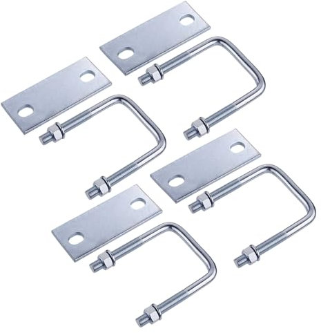 4 pack Leaf Spring Clamp Kit with 3 Leaf Spring Clamps for Truck,Locks Leaf Springs Together For Stabilizing