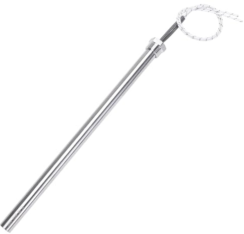 DERNORD 240V 750W Heizelement mit 1/2 Zoll Flansch Einzelrohr Mehrzweck DIY Heizstab Edelstahl Heizpatrone