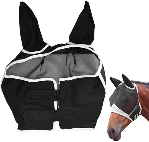 Fly Mask for Horses, Horse Fly Mask, Fly Mask, Horse Fly Mask with Ears, Large Full Size