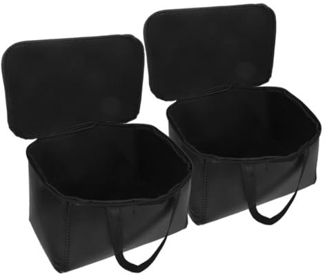 Kisangel 2stücke Fahrradgepäckträgertasche Aus Verschleißfestem Material Praktisch Und Zu Verwenden Große Kapazität Für Fahrradzubehör Robust Und Langlebig Für Mountainbikes Und