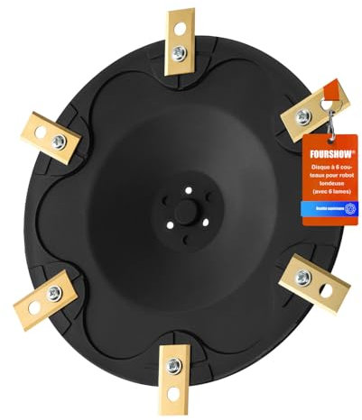 Équipement : plateau à couteaux + 6 lames compatibles avec DREAME | MOVA, Lame de tondeuse à gazon robotisée