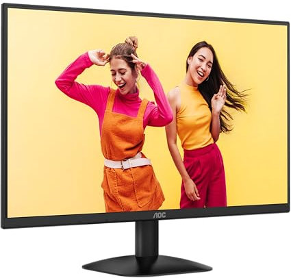 AOC Q27B35E 27 Inch QHD Monitor, 75Hz, IPS, 1ms MPRT, Adaptive Sync, HDR10, Low Blue Light (2560x1440,HDMI 1x 1.4,DP 1x 1.4) Black