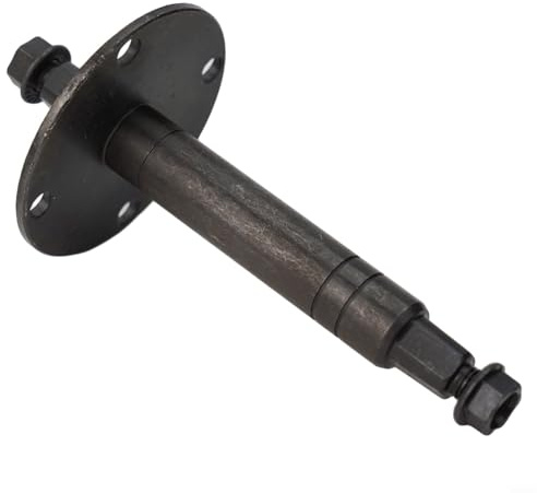 Eje de rueda central de repuesto para bicicleta estática Tianxin con pedal, componente de metal, apto para bicicletas estáticas estacionarias con tuercas (20 mm x 165 mm)