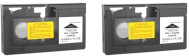 OJREEUB 2 Satz VHS C Kassettenadapter Adapter Professioneller motorisierter VHS Kassettenwandler
