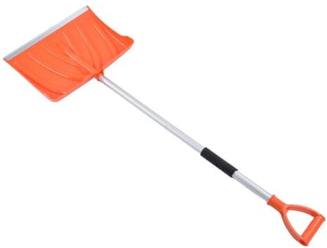Pala Da Neve - Grande Capacità, Manico A Forma Di D, Lega Di Alluminio E Plastica, Strumento For Spalare Staccabile E Assemblabile