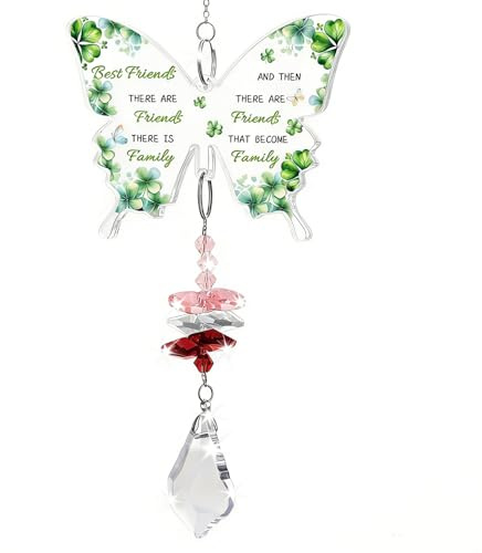 Regalo dell'amicizia per donne, acchiappasole di cristallo, regalo speciale per amici, acchiappasole in cristallo con confezione regalo, regalo per amici per amici speciali, regali dell'amicizia per