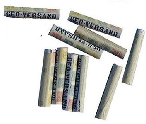 GEO-VERSAND 10 x Logstreifen- mit Metallstift - für Micnotube, weiß, L, 11508