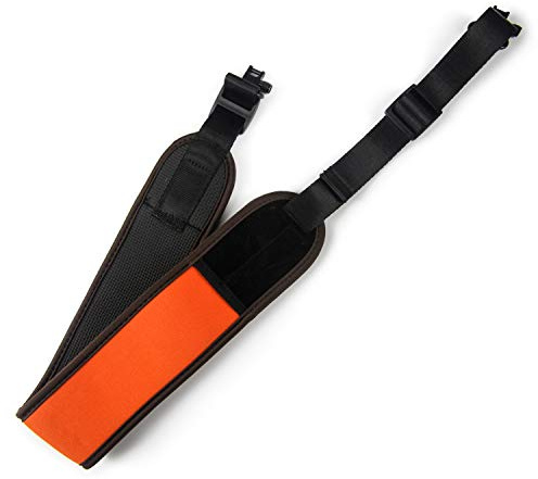 GUGULUZA Justerbar gevärsrem neopren med 2,54 cm rembygel, gun sling, vadderad, orange