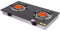 Barton Deluxe Propan-Gasherd mit 2 Brennern, automatische Zündung, Outdoor-Grill, Campingkocher, Station, LPG