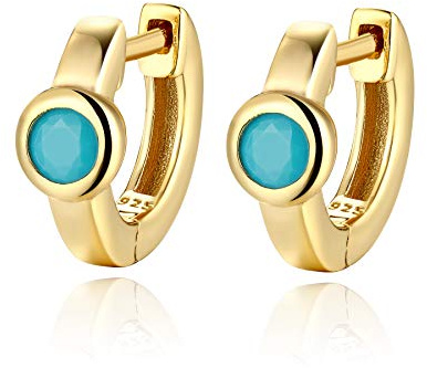 Bali 7mm Mini Creolen Silber 925 Klein Ear Huggies Hoops Ohrringe Gold Huggy Earrings Türkis Ohr Creolen Klapp Kreolen Vergoldet Klapp-creolen Damen Männer