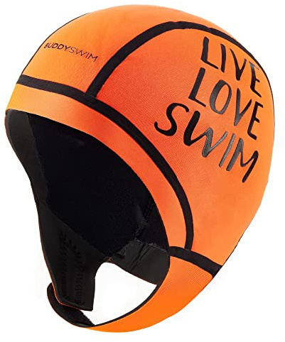 BUDDYSWIM Gorro Neopreno 2.5 mm Natacion en Aguas Abiertas. Gorro Natacion Hombre y Mujer de Neopreno Aislante del Frío, Cierre Fácil, Buceo, Submarinismo, Surf y Trabajos en el Agua.