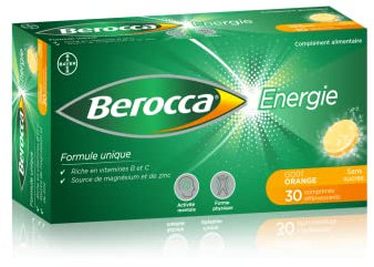 Berocca Énergie Goût Orange 45 Comprimés Effervescents