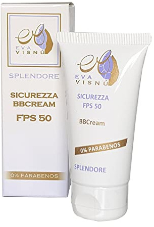 Eva Visnú Sicurezza BB Cream, Crema hidratante con color y alto factor de protección solar (FPS 50)
