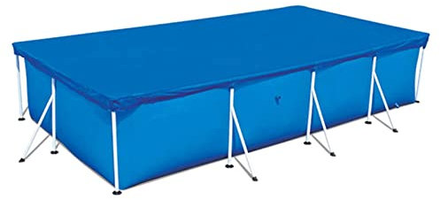 TAIPPAN Cubierta de piscina rectangular de 450 x 220 cm, cubierta de piscina rectangular – lona de piscina impermeable – resistente a los rayos UV