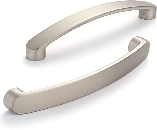 SYZOW 10 Pezzi Maniglie per Mobili da Cucina 96mm Maniglie Armadio Maniglie Acciaio Inox- Maniglie Cassetti Argento maniglia cucina nichel satinato