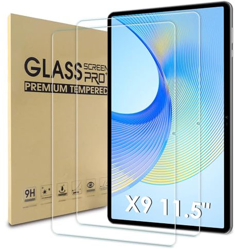 WD&CD 2 Pack Screen Protector Compatible with Honor Pad X9 11.5 / X9a 11.5, Tempered Glass Film Replacement for Honor Pad X9 11.5 / X9a 11.5【Anti Scratch 】【Anti Bubble】【High Definition】