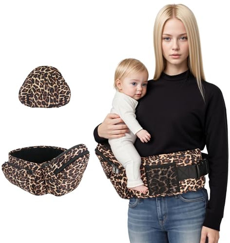 Baby Hüfttrage mit Sitz (Leopardenmuster)