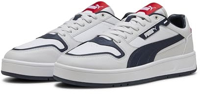 PUMA Court Classic Street, Scarpe da Ginnastica Unisex-Adulto, White Navy-Feather Gray, 38 EU