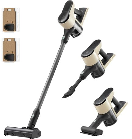 roborock H5 Akku Staubsauger - 158AW Saugleistung, 120.000 RPM, Leichtes Design (1,55 kg), 60 Min Akkulaufzeit, 3-in-1 Bürstenköpfe Staubsauger Kabellos, Geeignet für Böden, Teppiche, Tierhaare