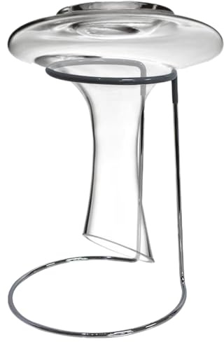 Stibtmr Égouttoir Carafe À Vin Support Pour Carafe À Vin Égouttoir À Carafe Support De Support Pour Sèche-gobelets À Bouteilles En Acier Au Carbone 13.5x19.5x24cm
