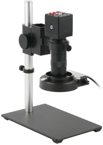 Microscopio 1080P HDMI 100X Set HDMI VGA USB Video digitale Monoculare Microscopio Fotocamera 100X C-Mount Saldatura Strumenti di riparazione del telefono