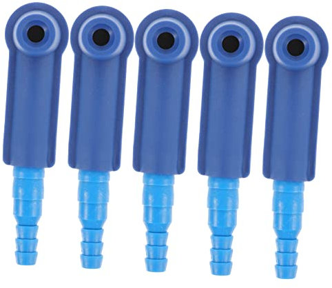 BUGUUYO 5 Stücke Bremsentlüftungs Schlauch Adapter Ätherisches Auto Modifikation Werkzeug Einfach Zu Bedienen Für