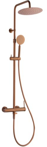 Essebagno Lollipop II Mechanische Duschsäule gebürstetes Kupfer 250