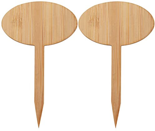 GALPADA 20 Pezzi succulento marcatori da giardino etichette per piante per giardino esterno in vaso Tag pianta palo del del giardino Etichette di bambù per le piante Di legno