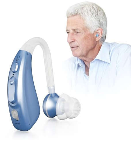 Hlfoaih qualità del suono, riduzione intelligente del rumore, dispositivo ricaricabile facile da usare (blu)