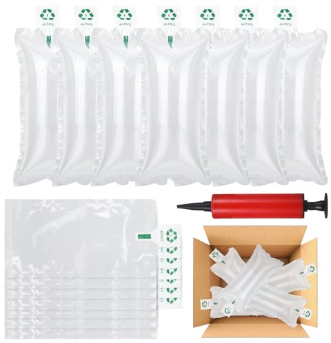 200 Stück Luftpolster, Verpackungschips, Luftkissen Verpackungsmaterial, Luftpolsterkissen, Lufttaschen Füllmaterial, Polstermaterial für Versand, Transportverpackung, Stoßdämpfend