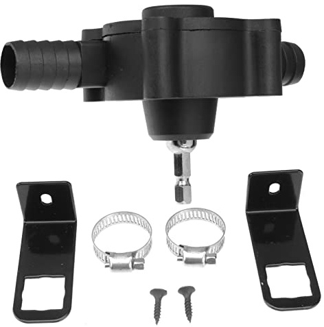 Operitacx Pompe De Forage Électrique Auto-amorçante Pour Transfert De Liquides Compacte Et Portable Adaptée Pour Eau Douce Et Huile Compatible Perceuses 1 Unité