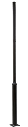 TAPMING Palo per illuminazione stradale, in acciaio zincato di alta qualità, Palo per lampioni stradali diviso Adatto per strade all'aperto, capacità di carico 100 kg, per lampade da giardino e